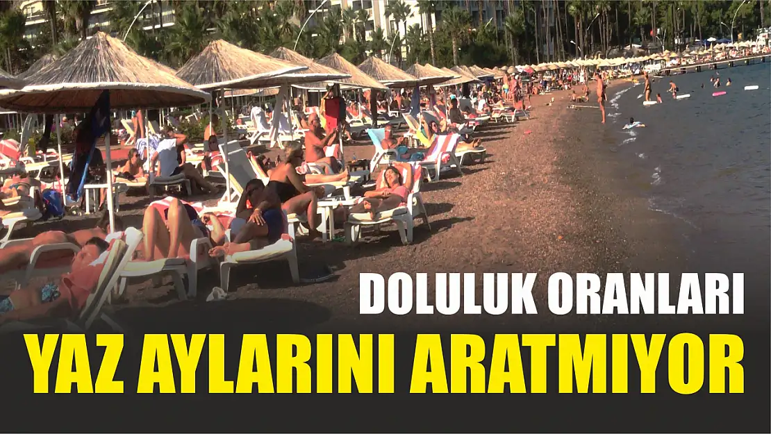 Plajlardaki Doluluk Oranları Yaz Aylarını Aratmıyor