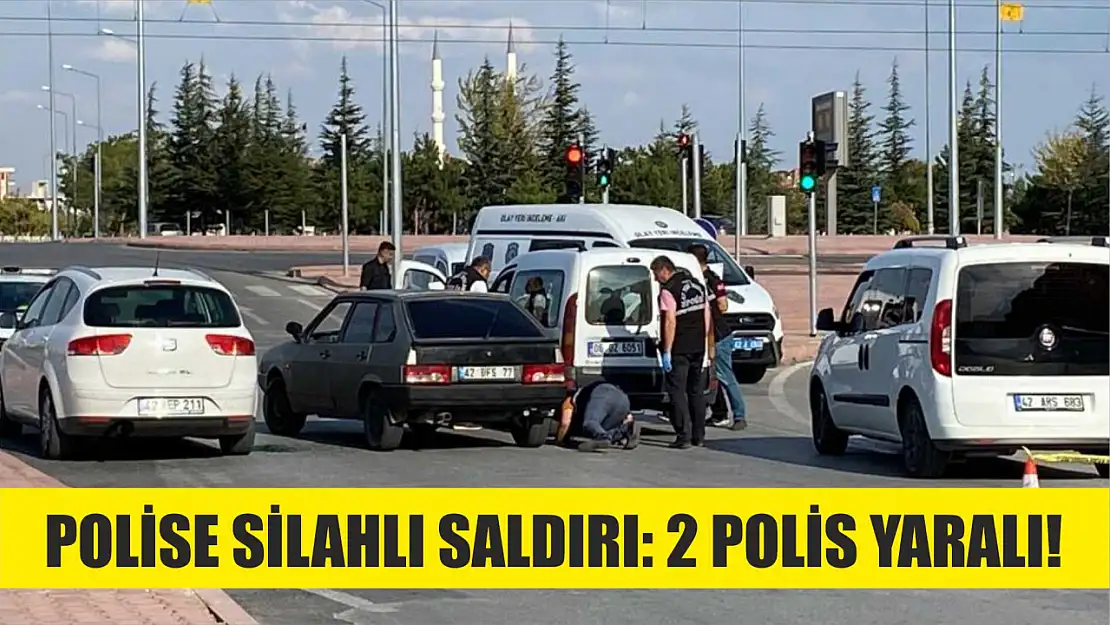 Polise silahlı saldırı: 2 polis yaralı!