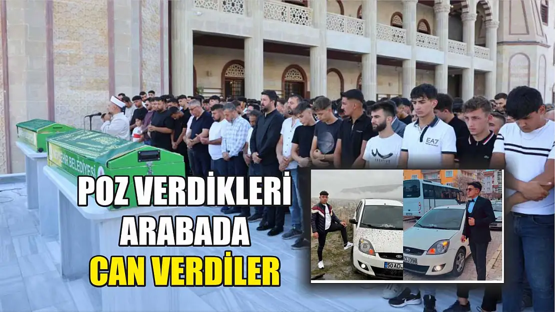 Poz verdikleri arabada can verdiler