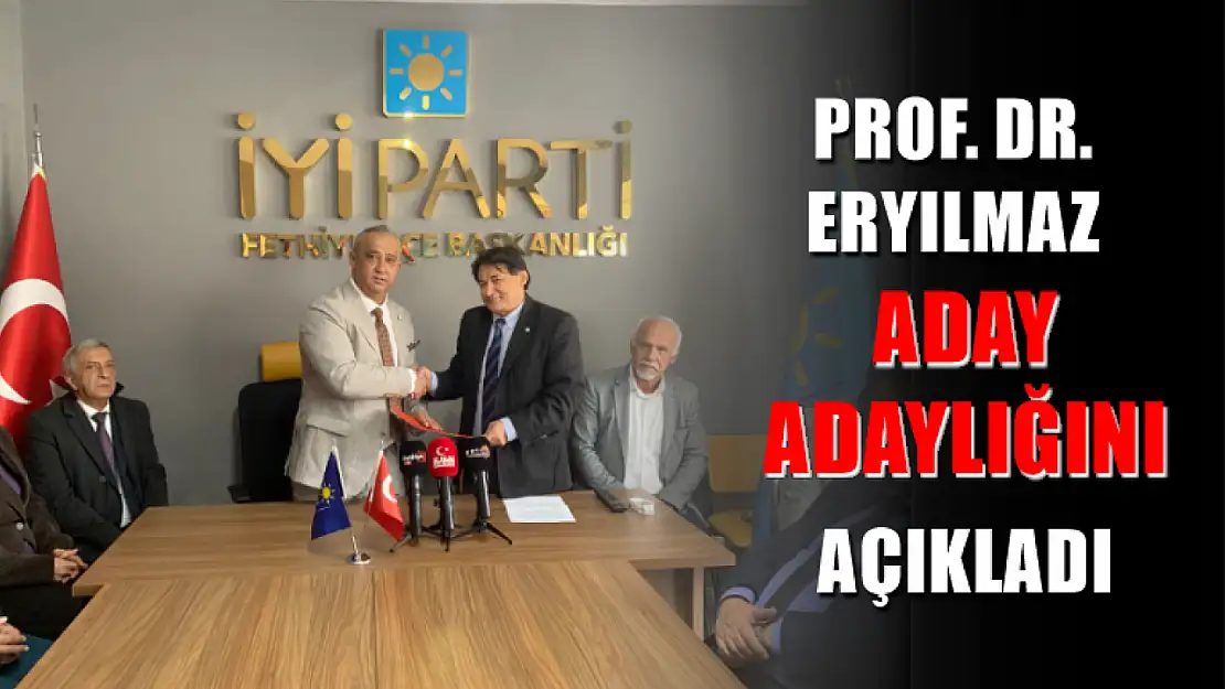 Prof. Dr. Eryılmaz Aday Adaylığını Açıkladı