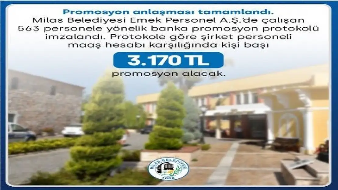 Promosyon anlaşması tamamlandı