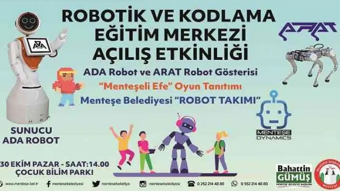 ROBOTİK VE KODLAMA MERKEZİ ROBOT GÖSTERİSİ İLE AÇILIYOR