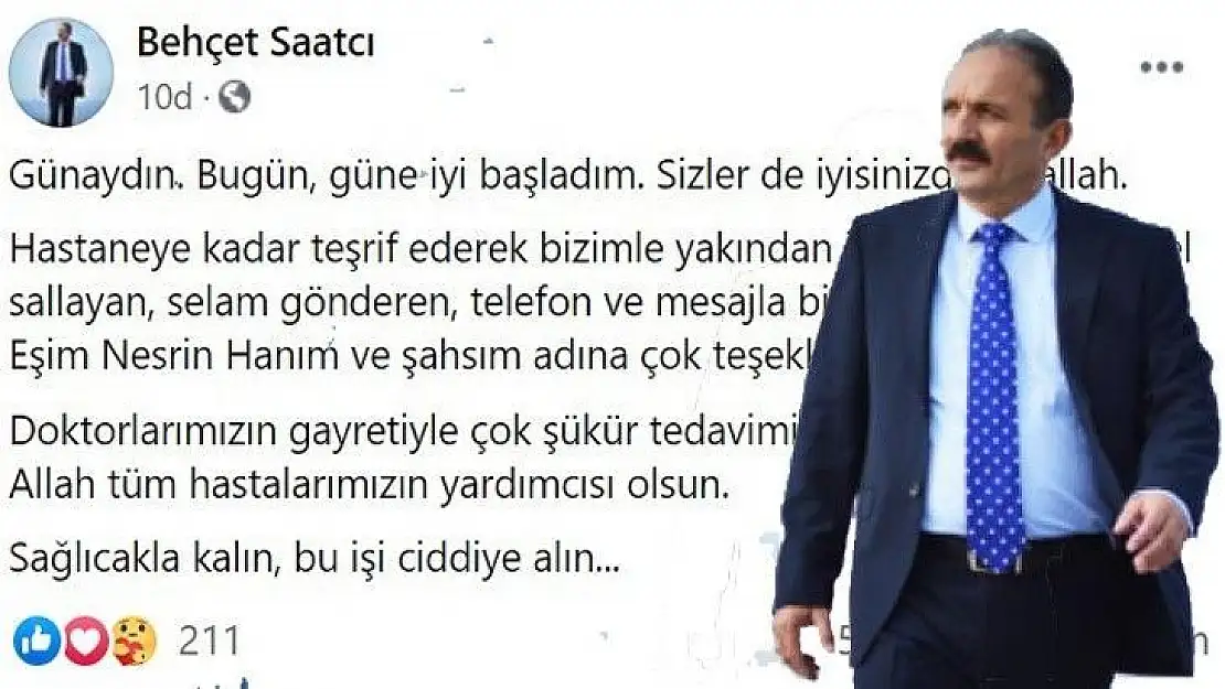 Saatcı 'İşi ciddiye alın!'