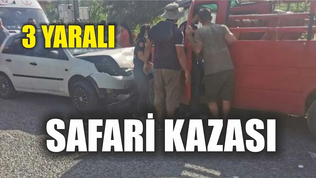 Safari kazası: 3 yaralı