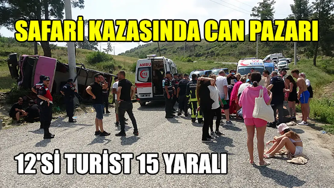 Safari Kazasında Can Pazarı: 12'si Turist 15 Yaralı