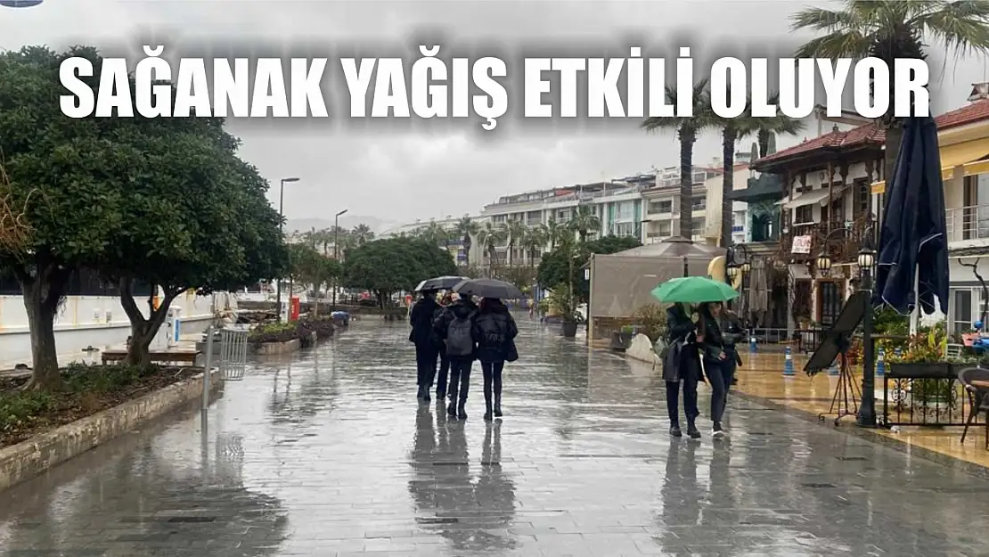 Sağanak yağış etkili oluyor