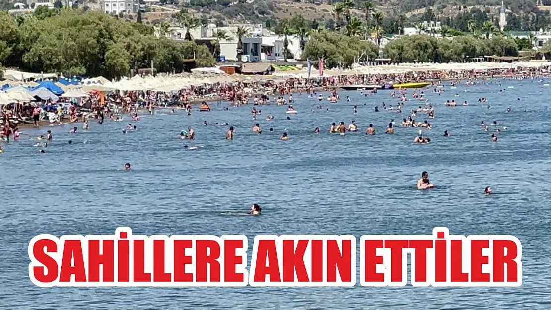 Sahillere akın ettiler