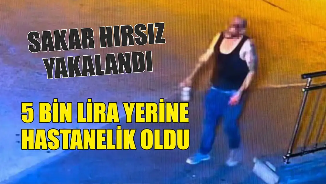 Sakar Hırsız Yakalandı: 5 Bin Lira Yerine Hastanelik Oldu