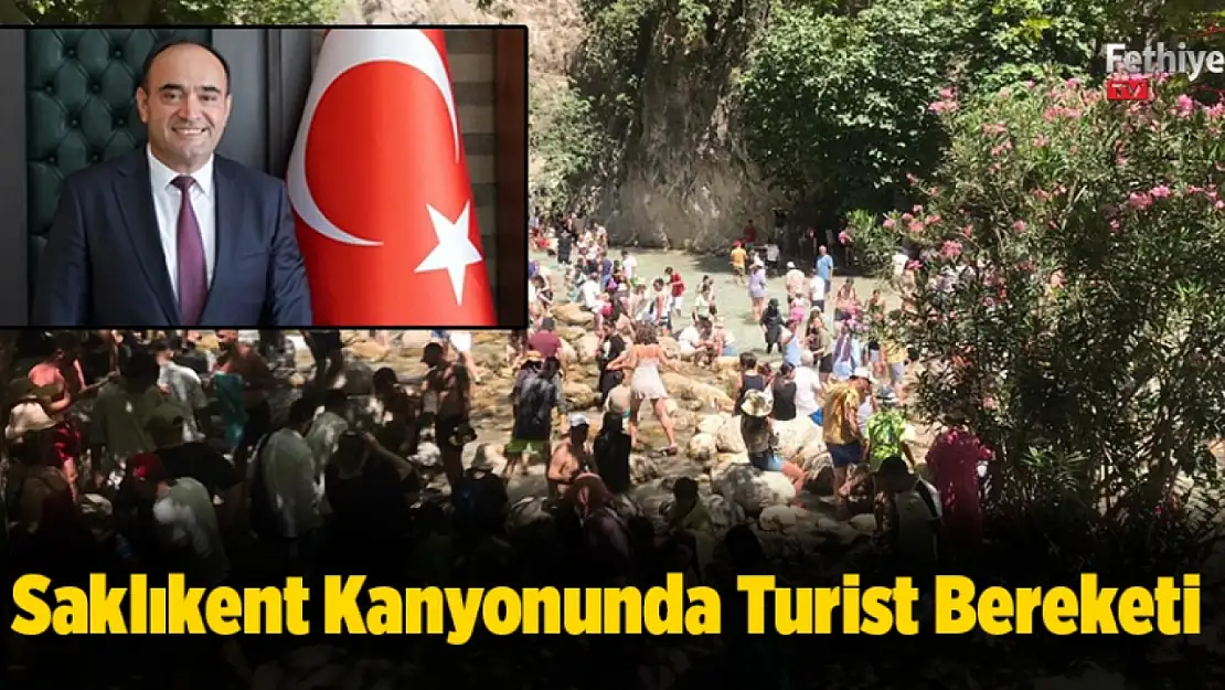 Saklıkent Kanyonunda Turist Bereketi