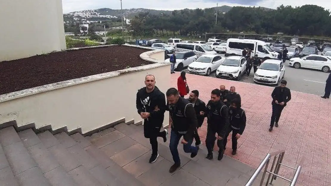 Sarallar suç örgütüne Bodrum'da operasyon: 6 gözaltı