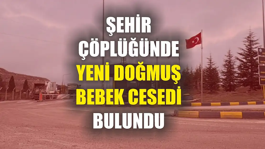 Şehir çöplüğünde yeni doğmuş bebek cesedi bulundu