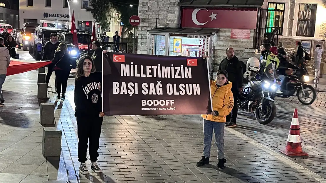 Şehit olan Mehmetçikler konvoyla anıldı