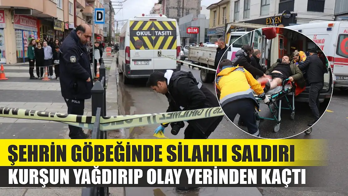 Şehrin göbeğinde silahlı saldırı: Kurşun yağdırıp olay yerinden kaçtı