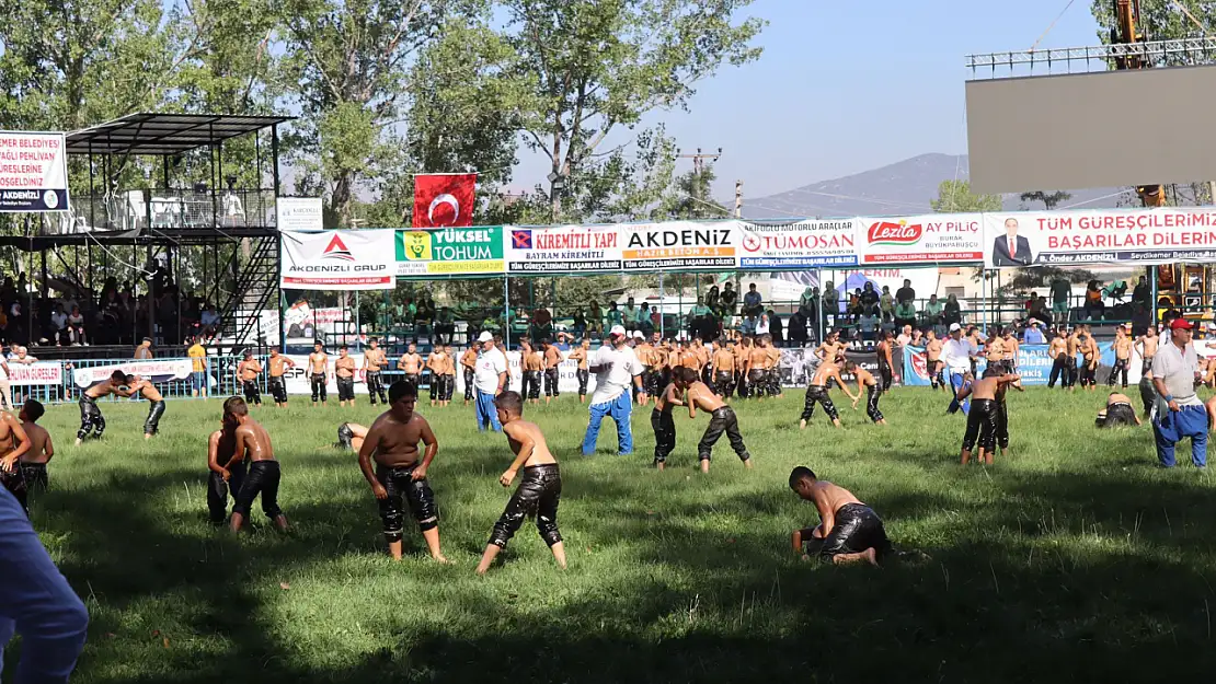 Seki Yağlı Pehlivan Güreşleri Minikler Kategorisinde Başladı