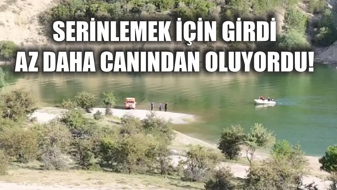 Serinlemek İçin Girdi, Az Daha Canından Oluyordu!