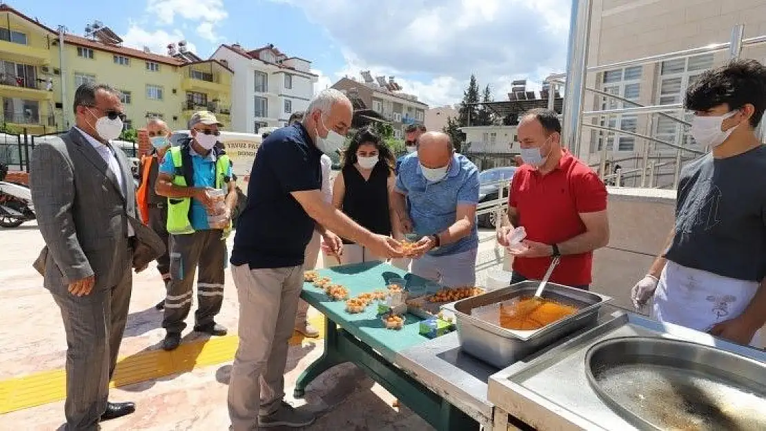 Seydikemer Belediyesi'nden vefat eden personeller için lokma hayrı