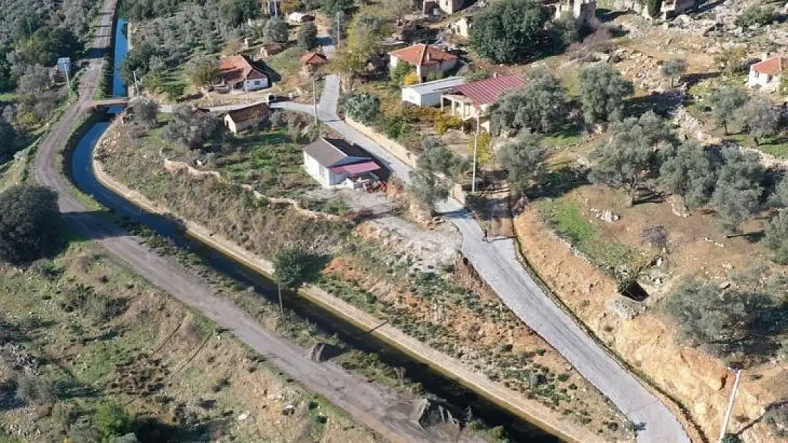 Seydikemer Belediyesi yol çalışması devam ediyor