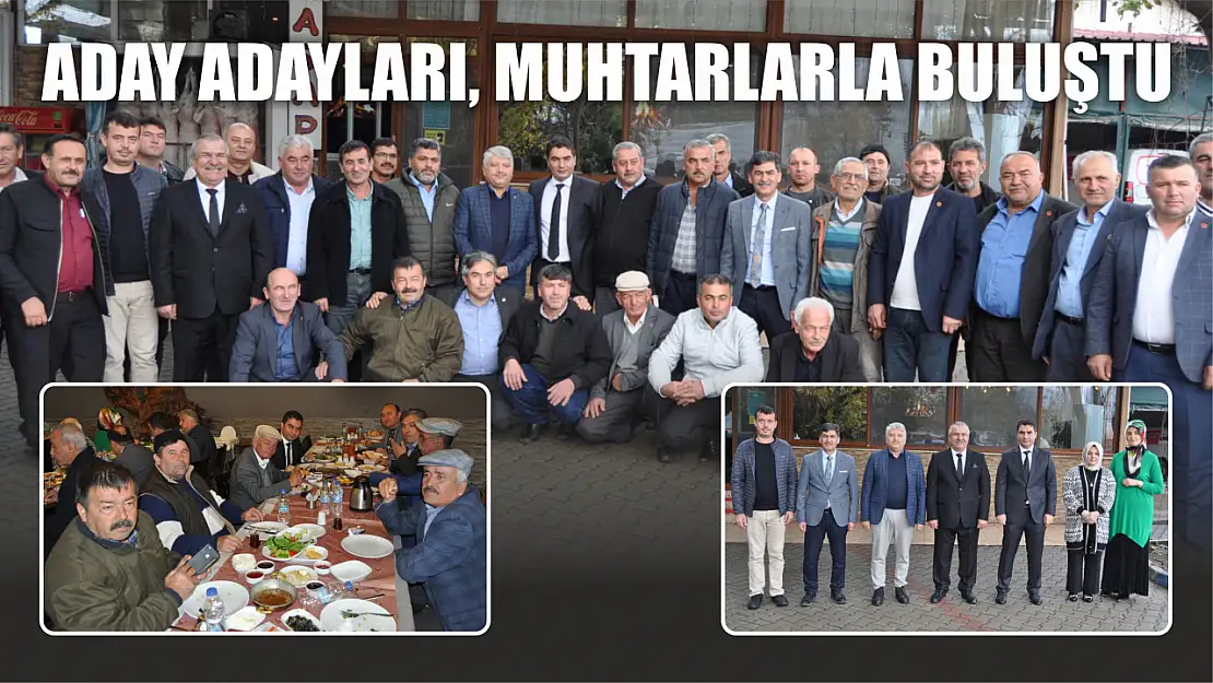 Seydikemer'de AK Parti Aday Adayları, Muhtarlarla Kahvaltıda Buluştu