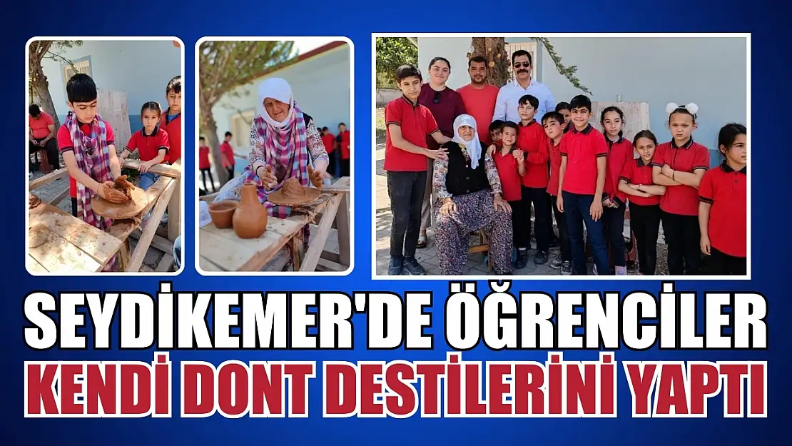 Seydikemer'de öğrenciler kendi dont destilerini yaptı