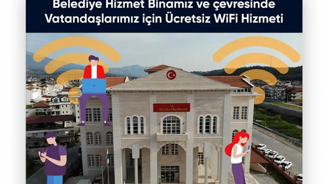 Seydikemer'de ücretsiz Wİ-Fİ hizmeti başladı