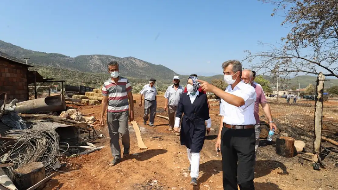 Seydikemer'e geçmiş olsun ziyaretleri devam ediyor