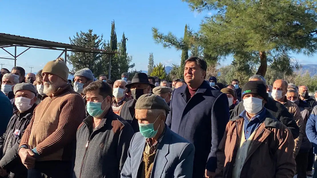 Seydikemer'in sevilen Muhtarı Köse, son yolculuğuna uğurlandı