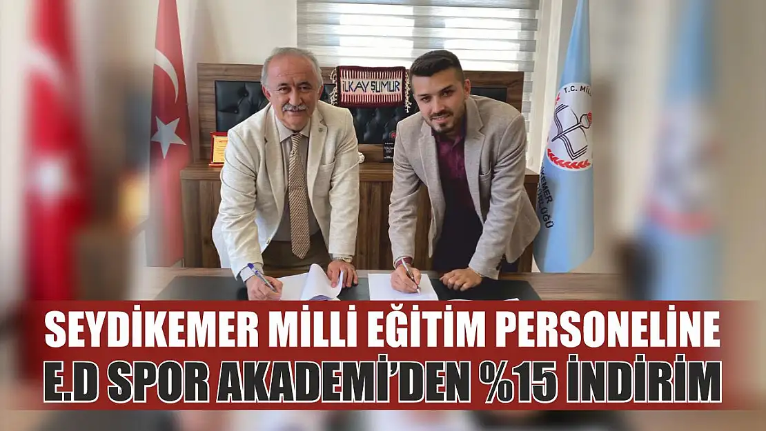 Seydikemer Milli Eğitim Personeline E.D Spor Akademi'den Yüzde 15 İndirim