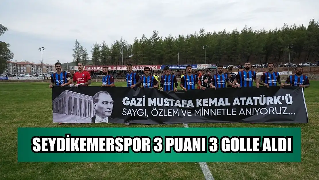 Seydikemerspor 3 Puanı 3 Golle Aldı