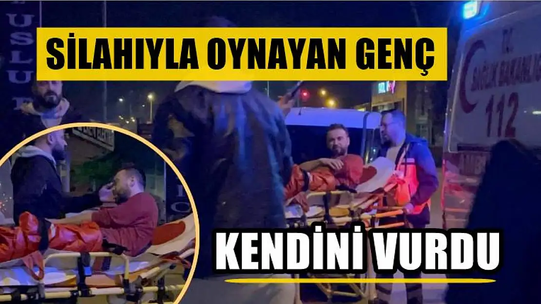 Silahıyla oynayan genç kendini vurdu