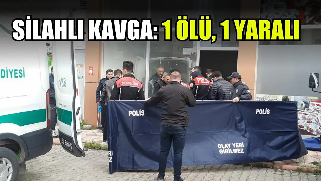 Silahlı kavga: 1 ölü, 1 yaralı