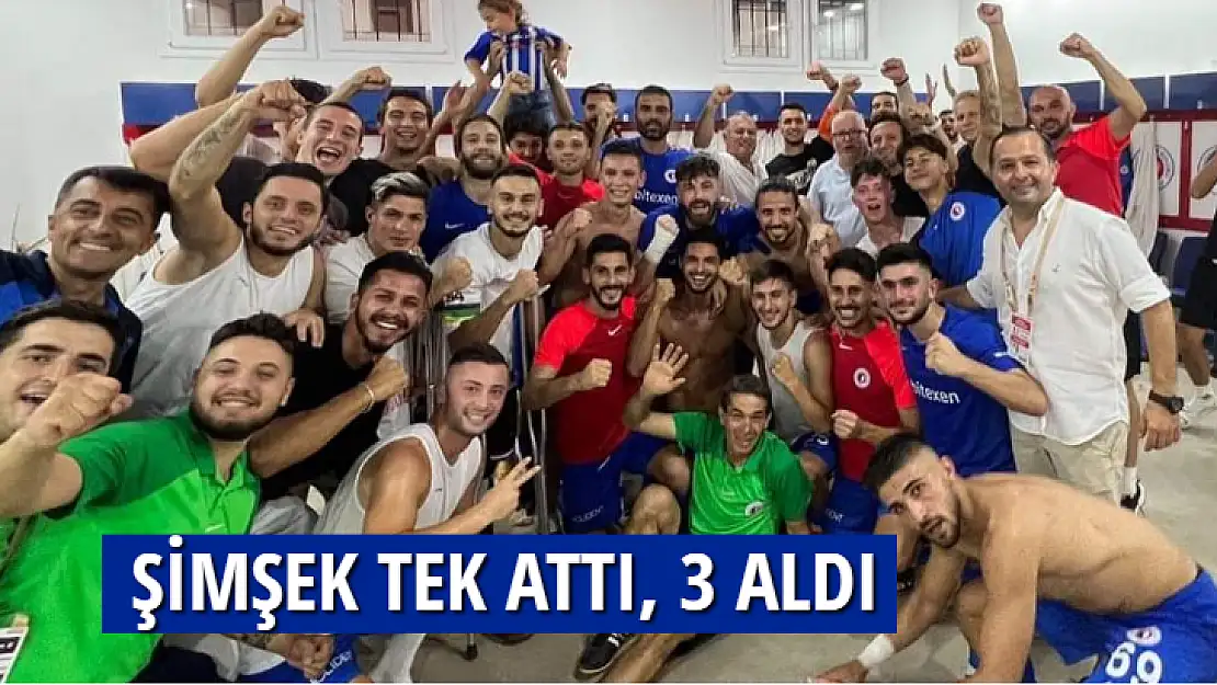 ŞİMŞEK TEK ATTI, 3 ALDI