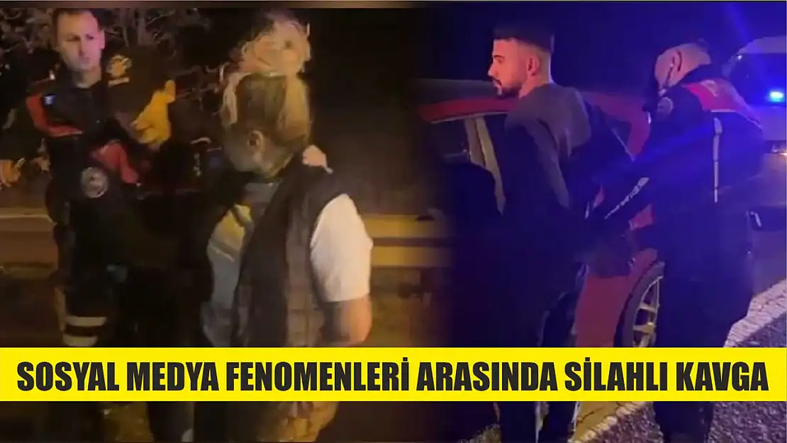 Sosyal medya fenomenleri arasında silahlı kavga