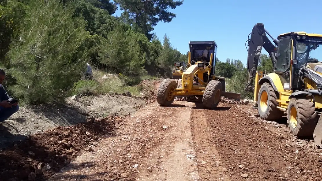 Stabilize yol çalışmaları devam ediyor