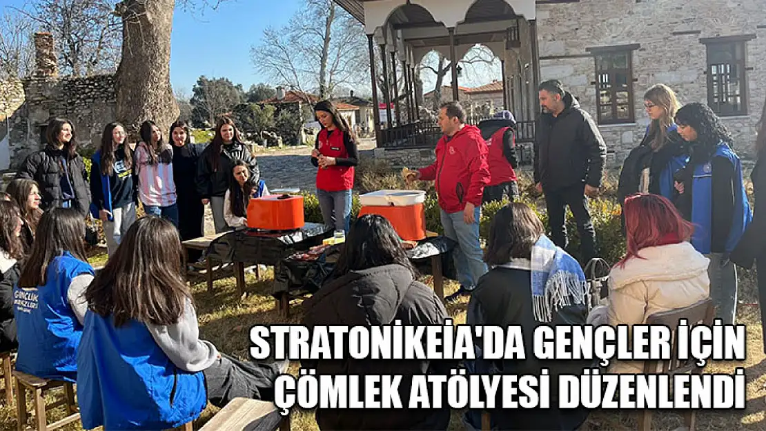 Stratonikeia'da gençler için çömlek atölyesi düzenlendi