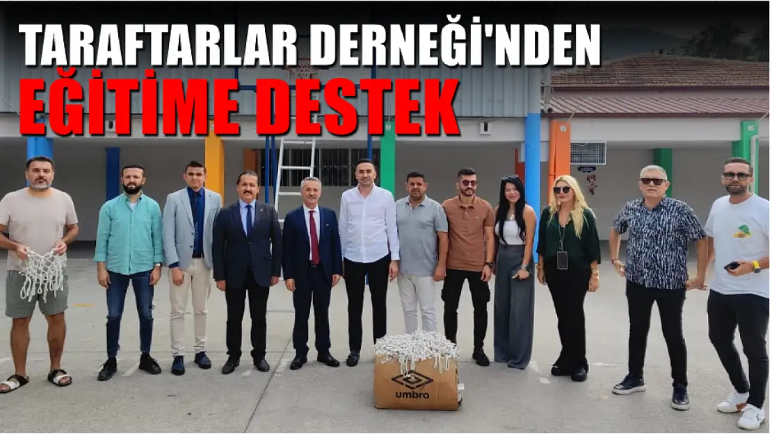 Taraftarlar Derneği'nden Eğitime Destek