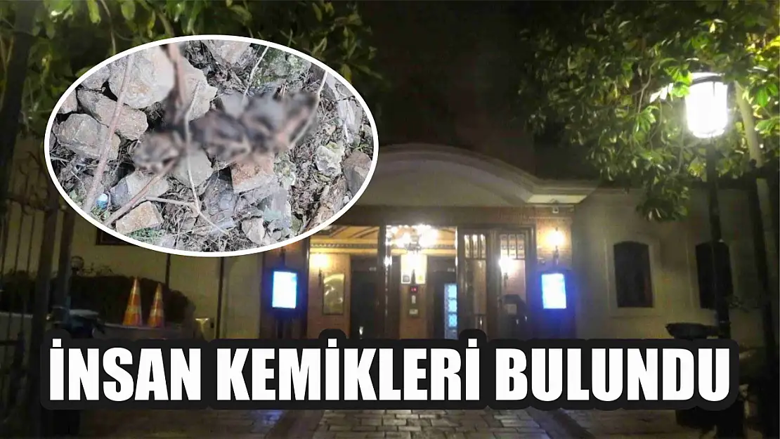 Tarihi Asansör yakınında insan kemikleri bulundu