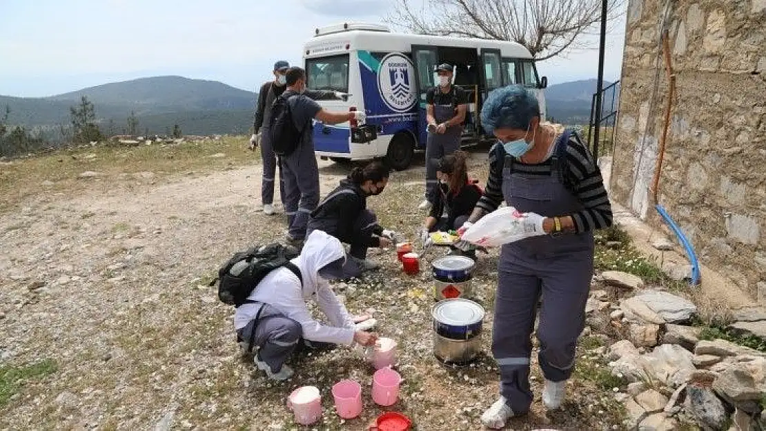 Tarihi yolda işaretleme çalışmaları