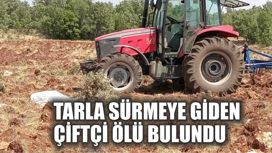 Tarla sürmeye giden çiftçi ölü bulundu