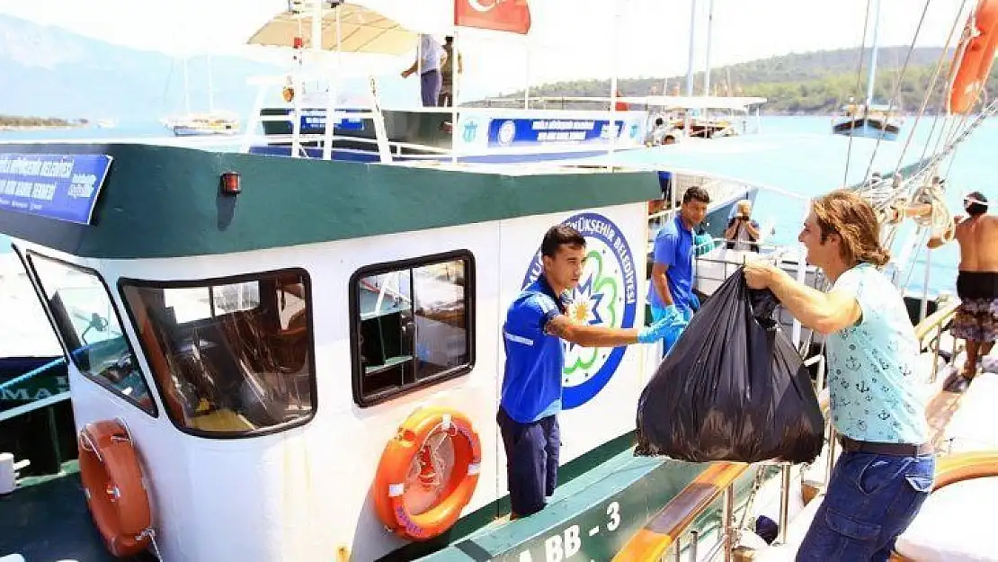 Teknelerden 1 milyon 650 bin kilogram çöp toplandı