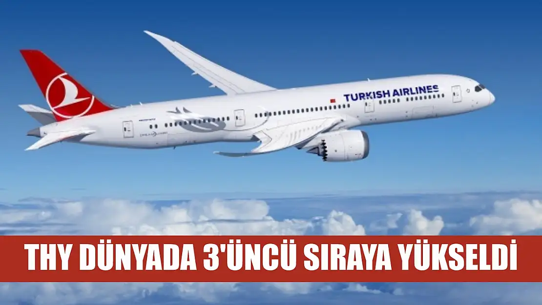 THY dünyada 3'üncü sıraya yükseldi