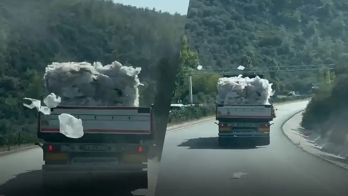 Torba ve poşetleri saça saça ilerledi