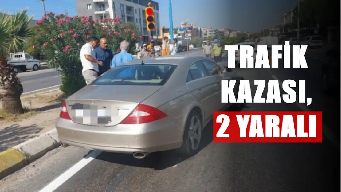 Trafik Kazası, 2 Yaralı