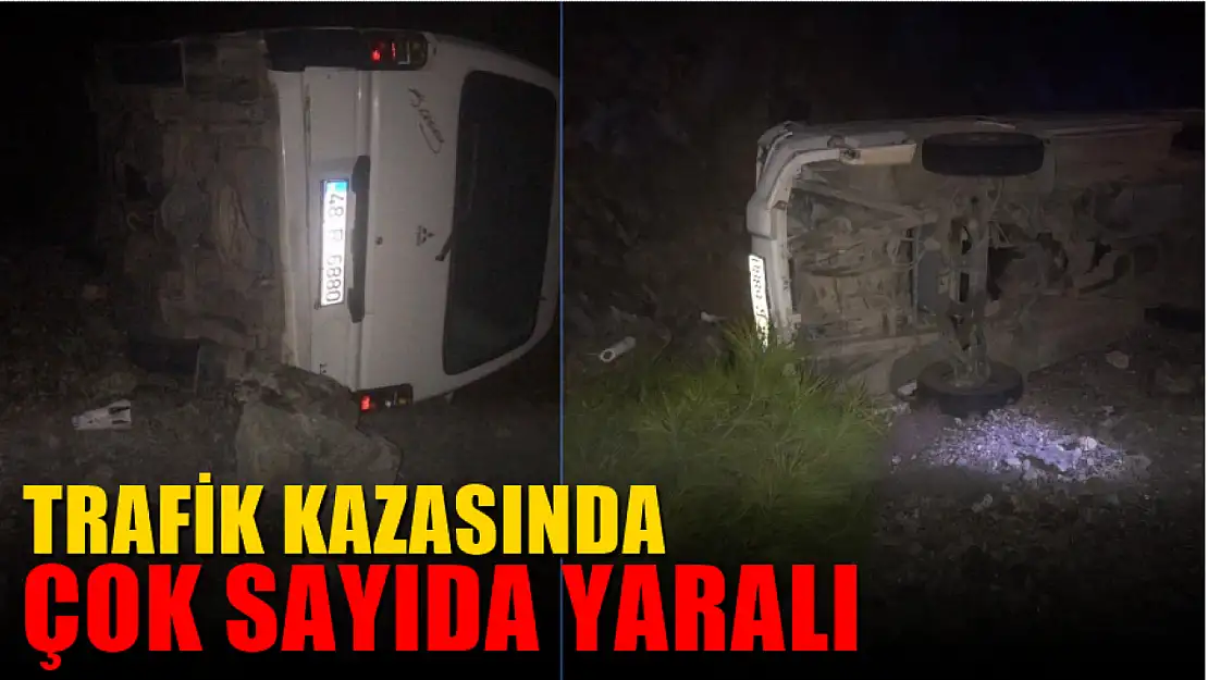 Trafik kazasında çok sayıda yaralı