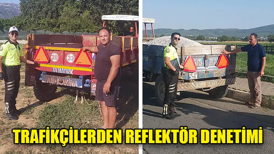 Trafikçilerden Reflektör Denetimi