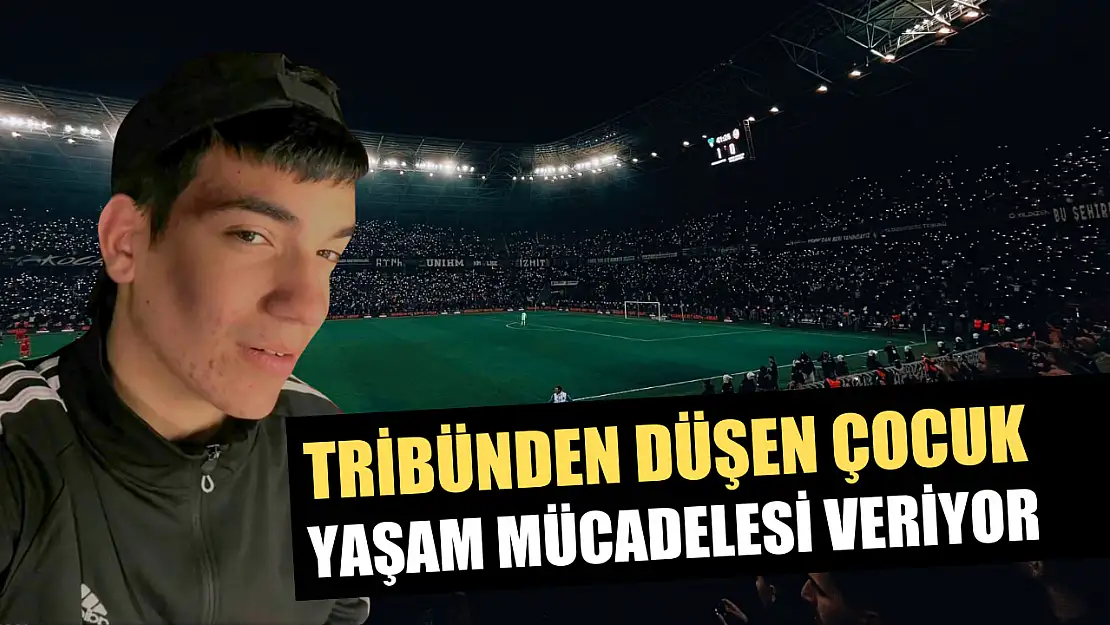 Tribünden düşen çocuk yaşam mücadelesi veriyor