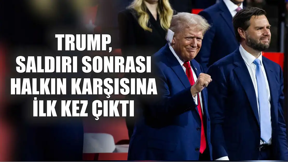 Trump, saldırı sonrası halkın karşısına ilk kez çıktı