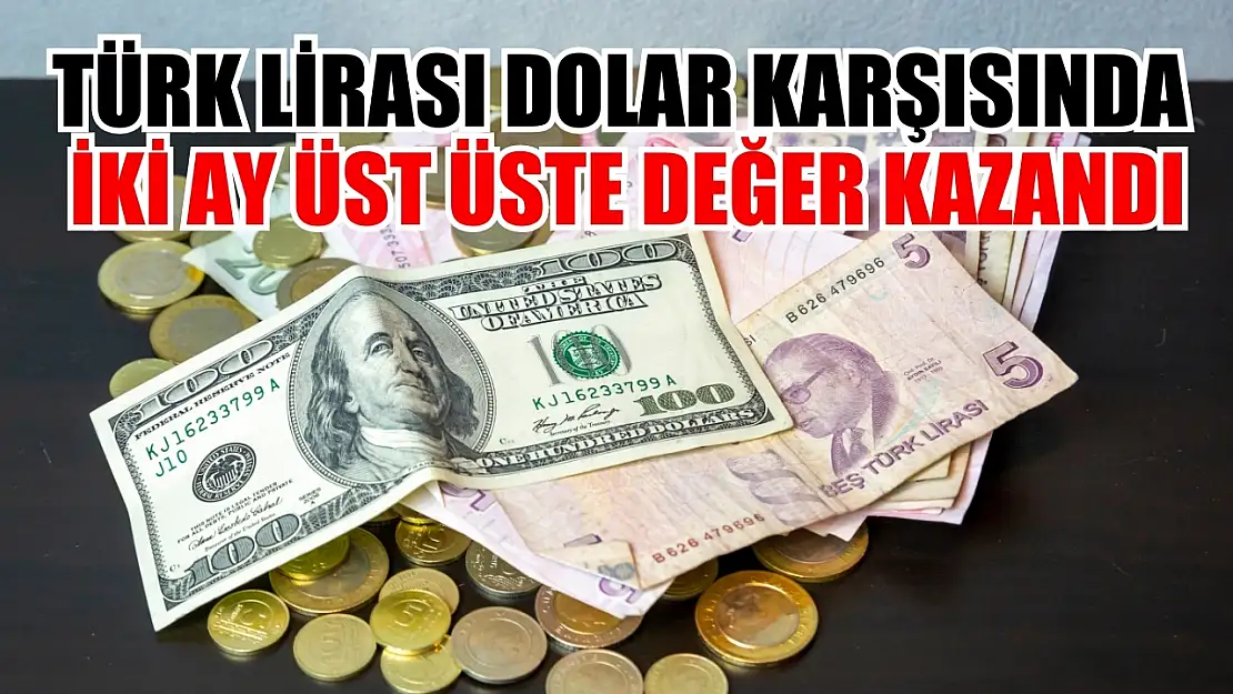 Türk lirası dolar karşısında iki ay üst üste değer kazandı