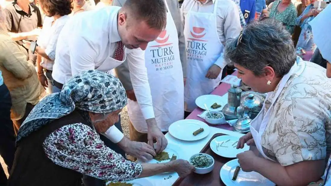 Türk mutfağının yöresel ve sevilen lezzetleri Beçin Kalesi'nde tanıtıldı