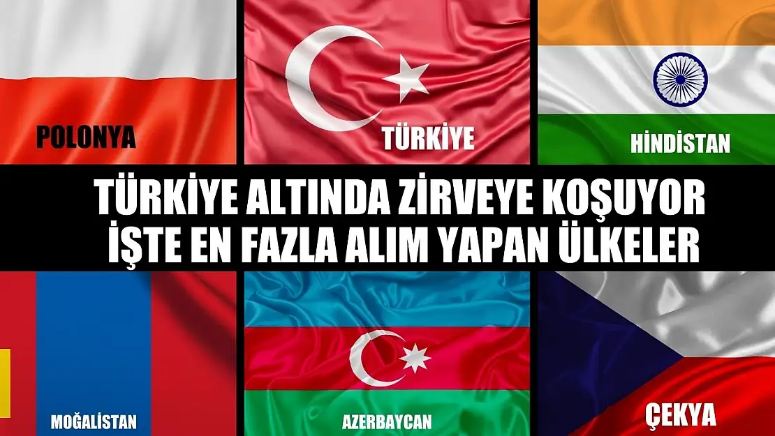 Türkiye altında zirveye koşuyor İşte en fazla alım yapan ülkeler