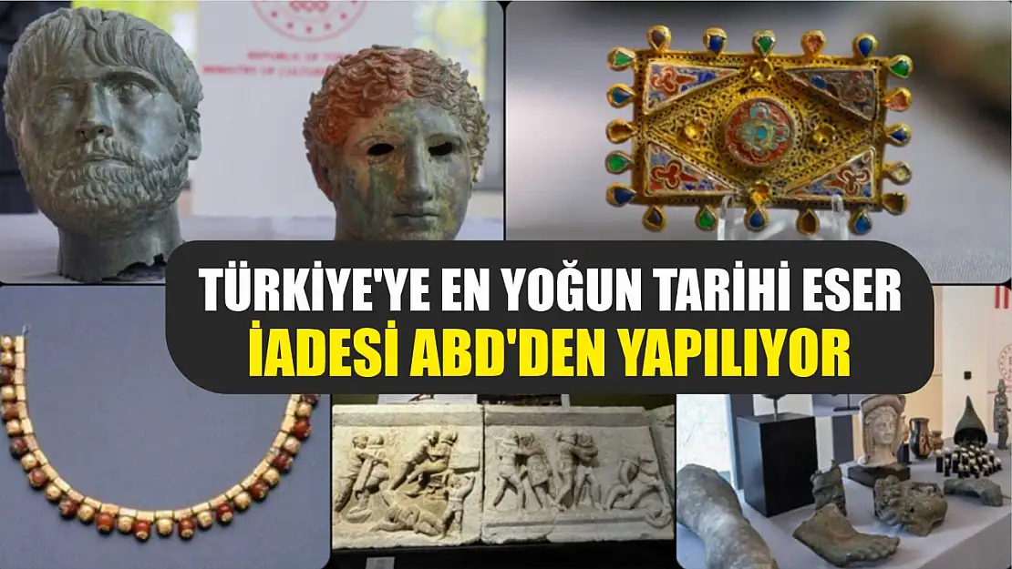 Türkiye'ye en yoğun tarihi eser iadesi ABD'den yapılıyor